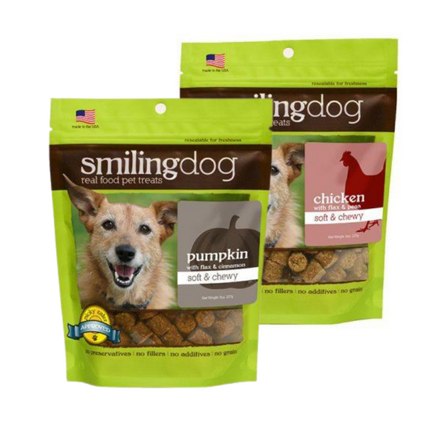 Herbsmith Smiling Dog Soft & Chewy Dog Treat 8oz