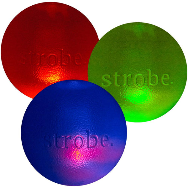 Planet Dog Orbee Strobe Ball Light Up LED Dog Toy
