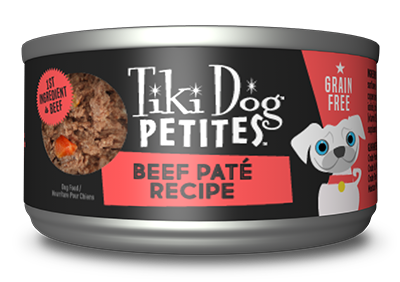 Tiki Pet Petites Pate 3oz Canned Dog Food - Paw Naturals