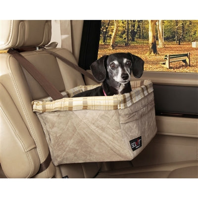 PetSafe Tan Happy Ride™ Quilted Booster Seat (Brown Box)