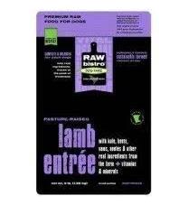 Raw Bistro Frozen Lamb Entree For Dogs 3lb - Paw Naturals