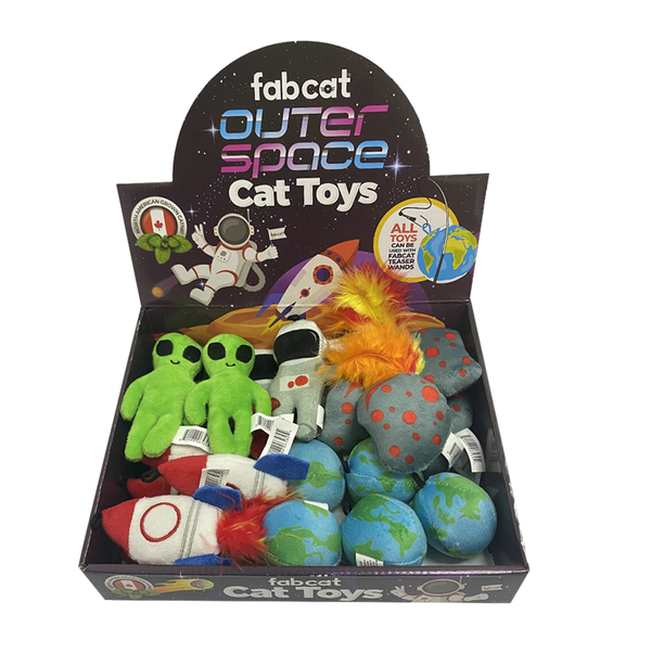 Fabcat Outer Space Cat Toys - Paw Naturals