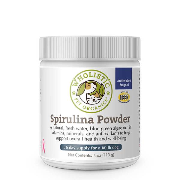 Wholistic Pet Organics Spirulin Powder 4oz