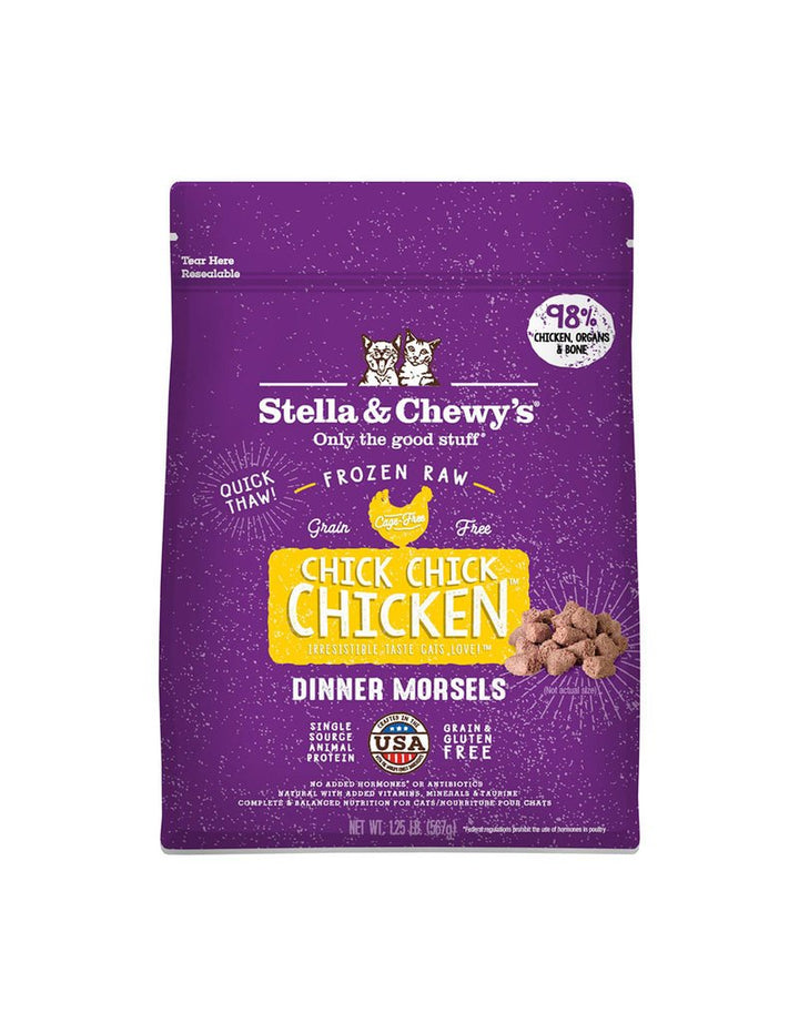 Stella & Chewy's Raw Frozen Cat Food Chicken - Paw Naturals