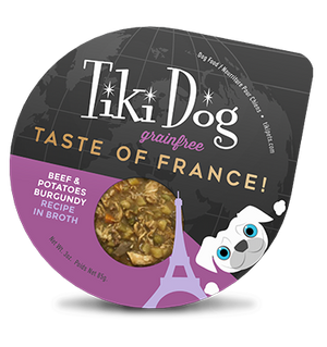 Tiki Pet Taste Of The World Canned Dog Food France Beef / 3oz - Paw Naturals