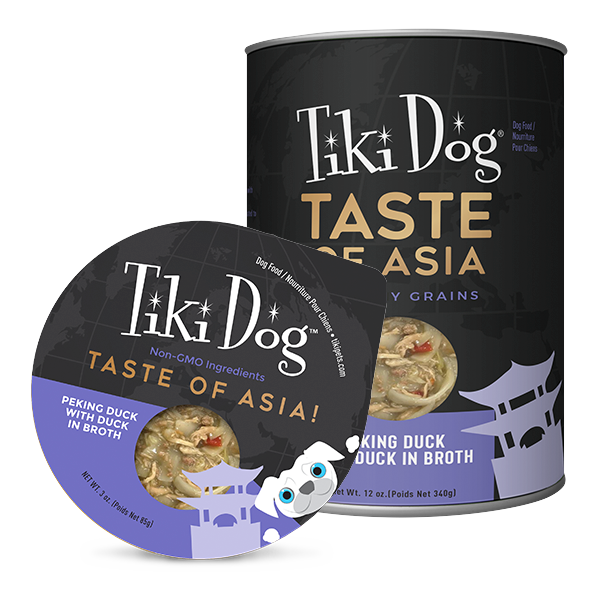 Tiki Pet Taste Of The World Canned Dog Food Asia Duck / 12oz - Paw Naturals