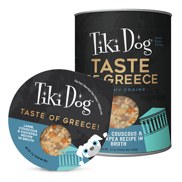 Tiki Pet Taste Of The World Canned Dog Food Greece Lamb / 12oz - Paw Naturals