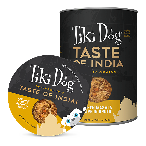 Tiki Pet Taste Of The World Canned Dog Food India Chicken Masala / 12oz - Paw Naturals