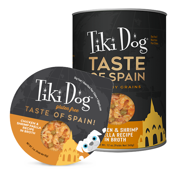 Tiki Pet Taste Of The World Canned Dog Food Spain Paella / 12oz - Paw Naturals