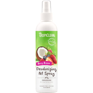 Tropiclean Deodorizing Pet Spray Cologne 8oz Berry Breeze - Paw Naturals