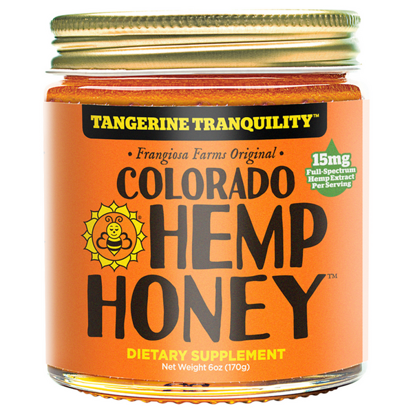 Colorado Hemp Honey Tangerine Tranquility with CBD Dietary Supplement 6oz - Paw Naturals