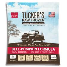 Tucker's Beef & Pumpkin Raw Frozen Dog Food 3lb - Paw Naturals