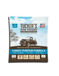 Tucker's Turkey & Pumpkin Raw Frozen Dog Food 3lb - Paw Naturals