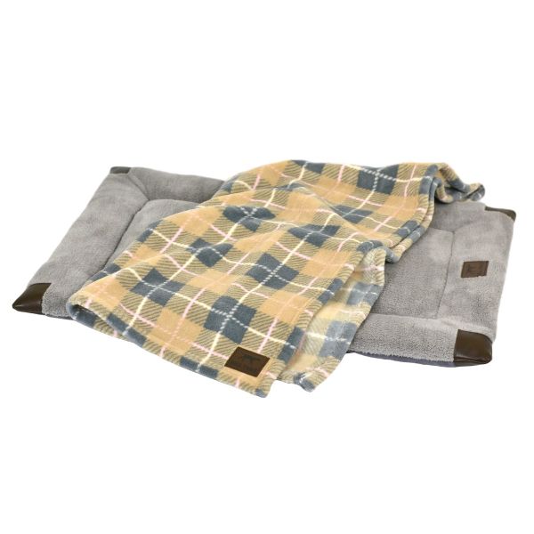 Tall Tails Blankets Tan Plaid / 30X40 - Paw Naturals