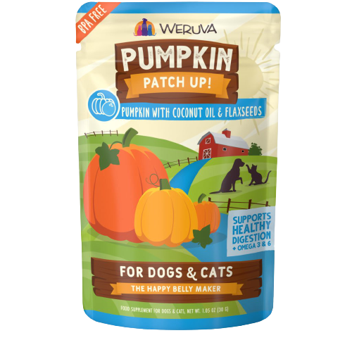 Weruva Pumpkin Patch Up Pouches with Coconut Oil & Flaxseeds 1.05oz - Paw Naturals
