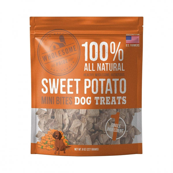 Wholesome Pride Sweet Potato Mini Bites Dog Treat